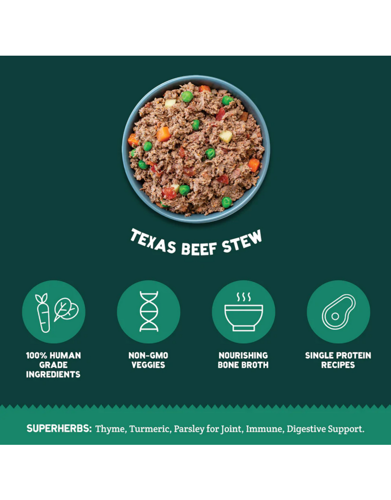 A Pup Above A Pup Above Gently Cooked | Texas Beef Stew Recipe 20 lb CASE (*Frozen Products for Local Delivery or In-Store Pickup Only. *)