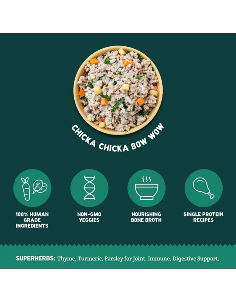 A Pup Above A Pup Above Gently Cooked | Chicka Chicka Bow Wow Chicken Recipe 20 lb CASE (*Frozen Products for Local Delivery or In-Store Pickup Only. *)