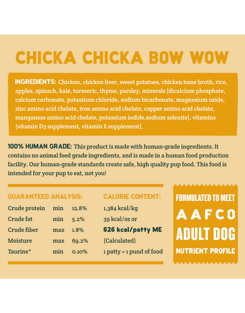 A Pup Above A Pup Above Gently Cooked | Chicka Chicka Bow Wow Chicken Recipe 7 lb (*Frozen Products for Local Delivery or In-Store Pickup Only. *)