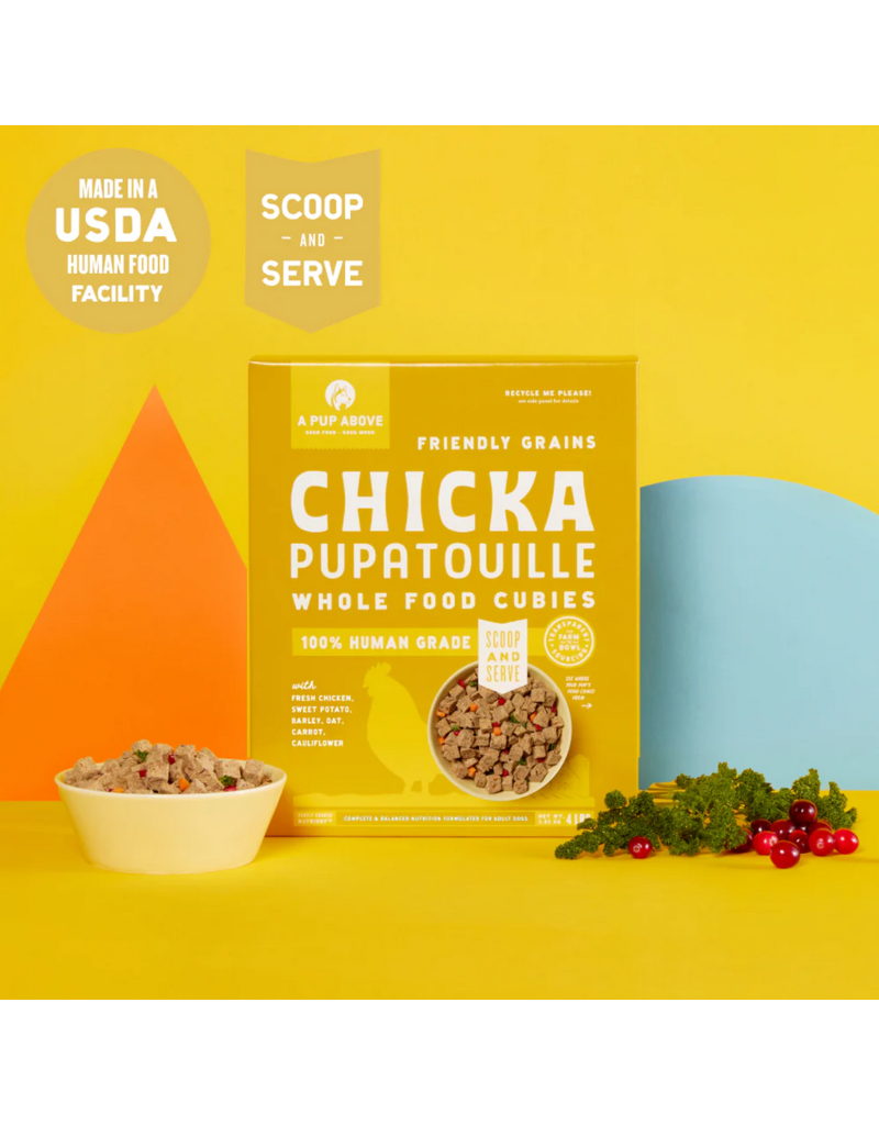 A Pup Above A Pup Above GF Whole Food Cubies | Chicken Pupatouille 2 lb CASE