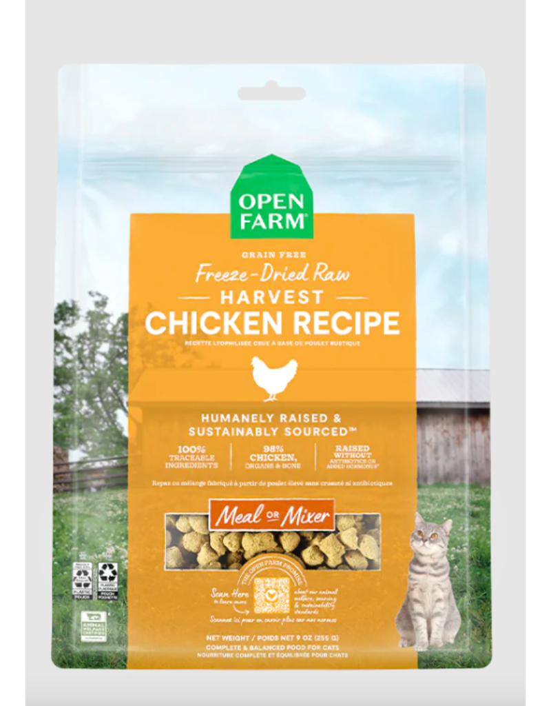 Open Farm Open Farm Cat Freeze Dried Morsels | Chicken 9 oz
