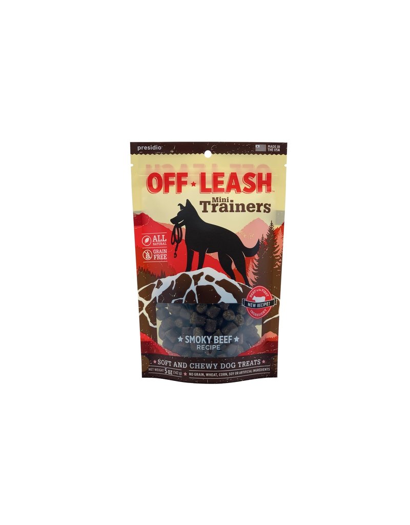 Off Leash Presidio Off Leash Dog Training Treats | Smokey Beef 5 oz