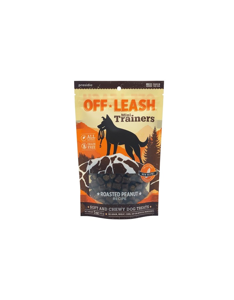 Off Leash Presidio Off Leash Dog Training Treats | Roasted Peanut 5 oz