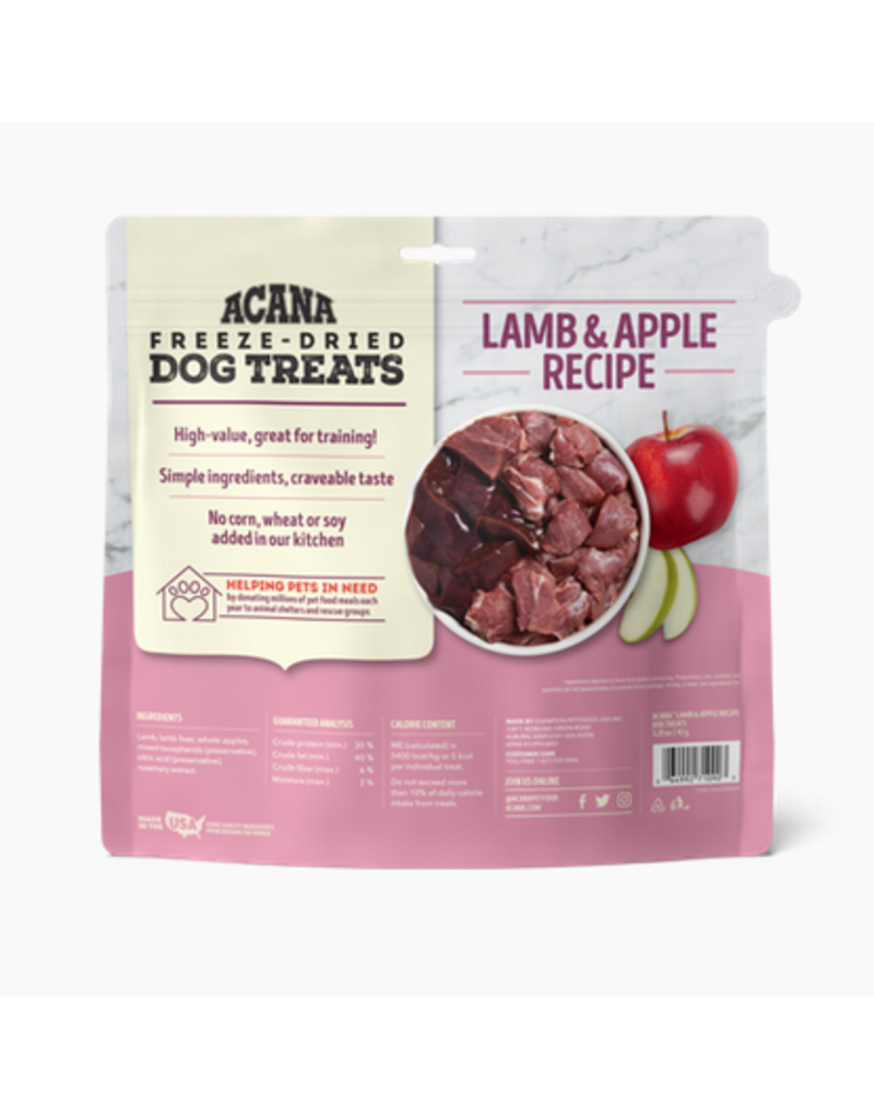 Acana Acana Freeze Dried Dog Treats Lamb & Apple 3.25 oz