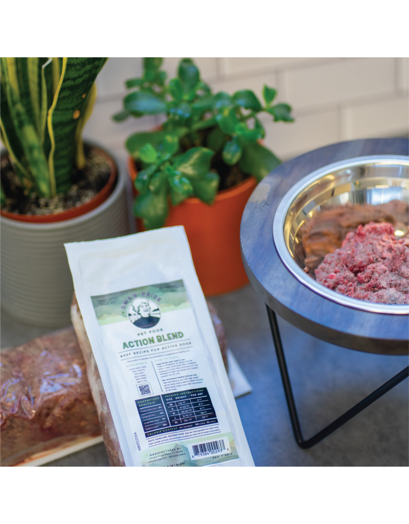 Oma's Pride Oma's Pride Raw Frozen Dog Food | Action Blend 2 lb single (*Frozen Products for Local Delivery or In-Store Pickup Only. *)