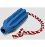 SodaPup SodaPup Enrichment Toys | Rocket Pop w/ Rope Blue Large