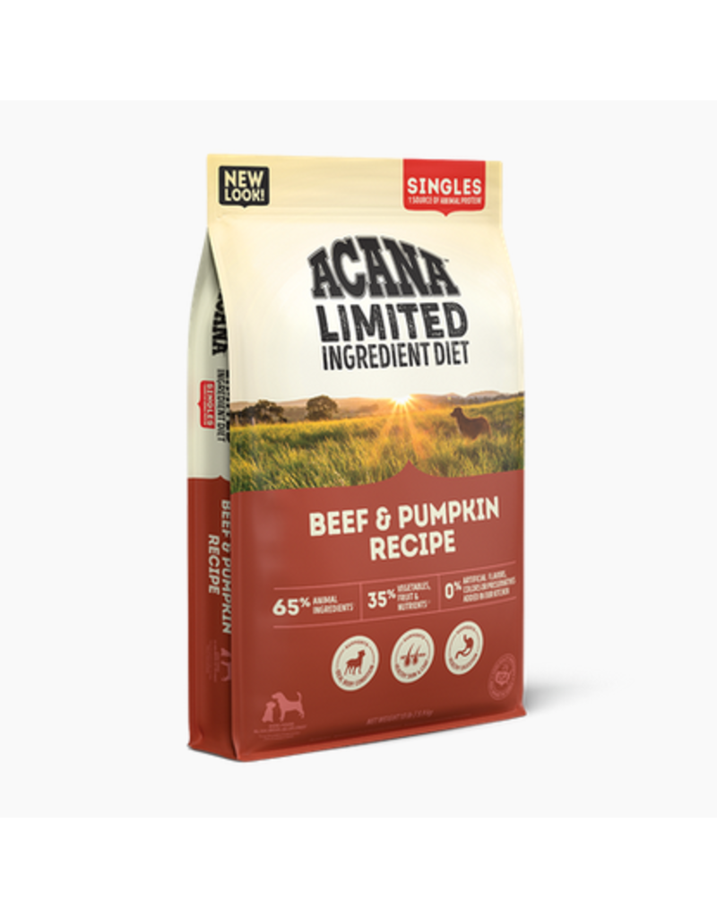 Acana Acana Singles Dog Kibble | Beef and Pumpkin 22.5 lb