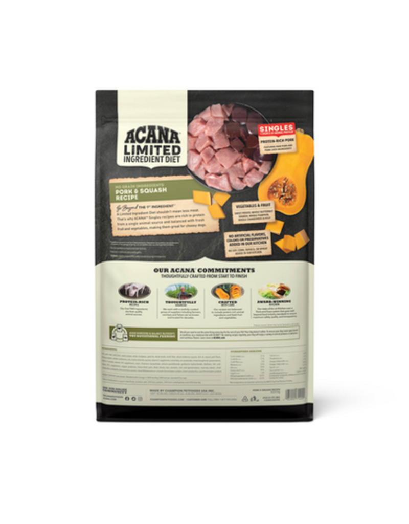 Acana Acana Singles Dog Kibble | Pork & Squash 4.5 lb