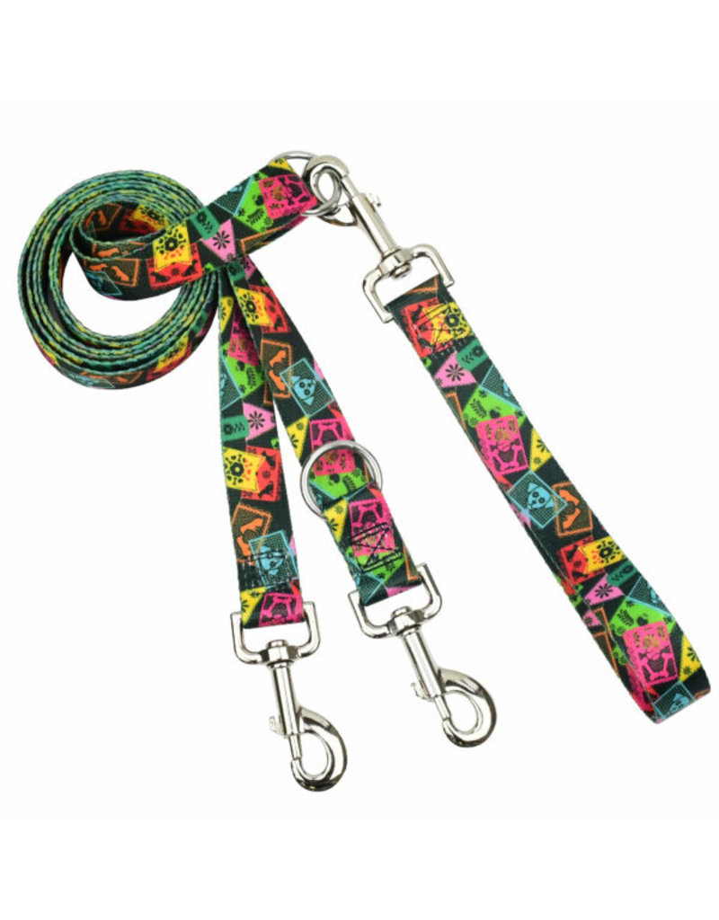 2 Hounds Design 2 Hounds Design Earthstyle | Medium 1" Freedom Harness & Leash - Paper Flags