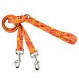 2 Hounds Design 2 Hounds Design Earthstyle | Large 1" Freedom Harness & Leash - Orange Paisley