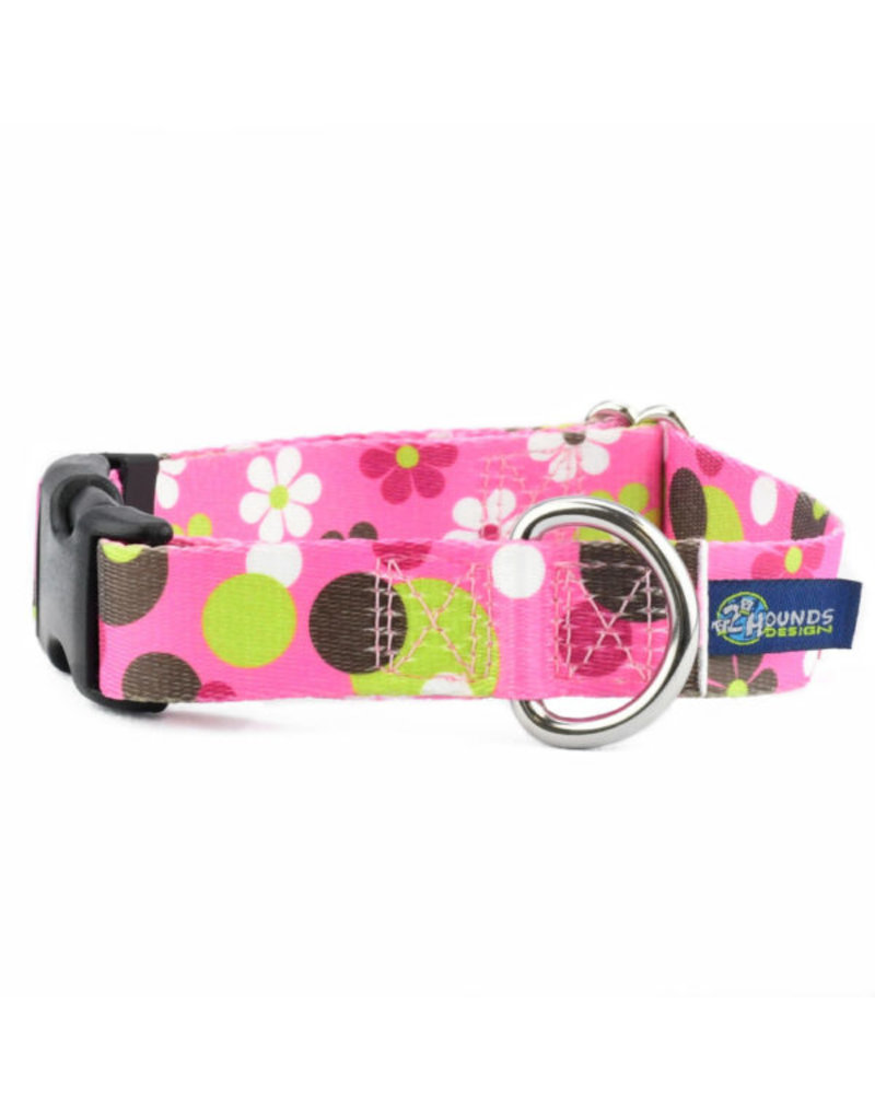 2 Hounds Design 2 Hounds Design Earthstyle | Keystone 1" Medium Collar Side Release, Daisy Dot