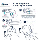 2 Hounds Design 2 Hounds Design Earthstyle | Keystone 1" Medium Collar Side Release, Wild Hearts