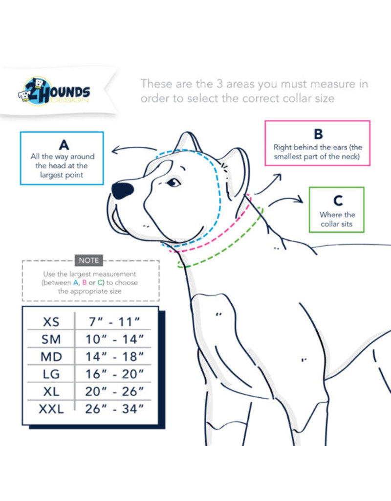 2 Hounds Design 2 Hounds Design Earthstyle | Keystone 1" Medium Collar Side Release, Wild Hearts