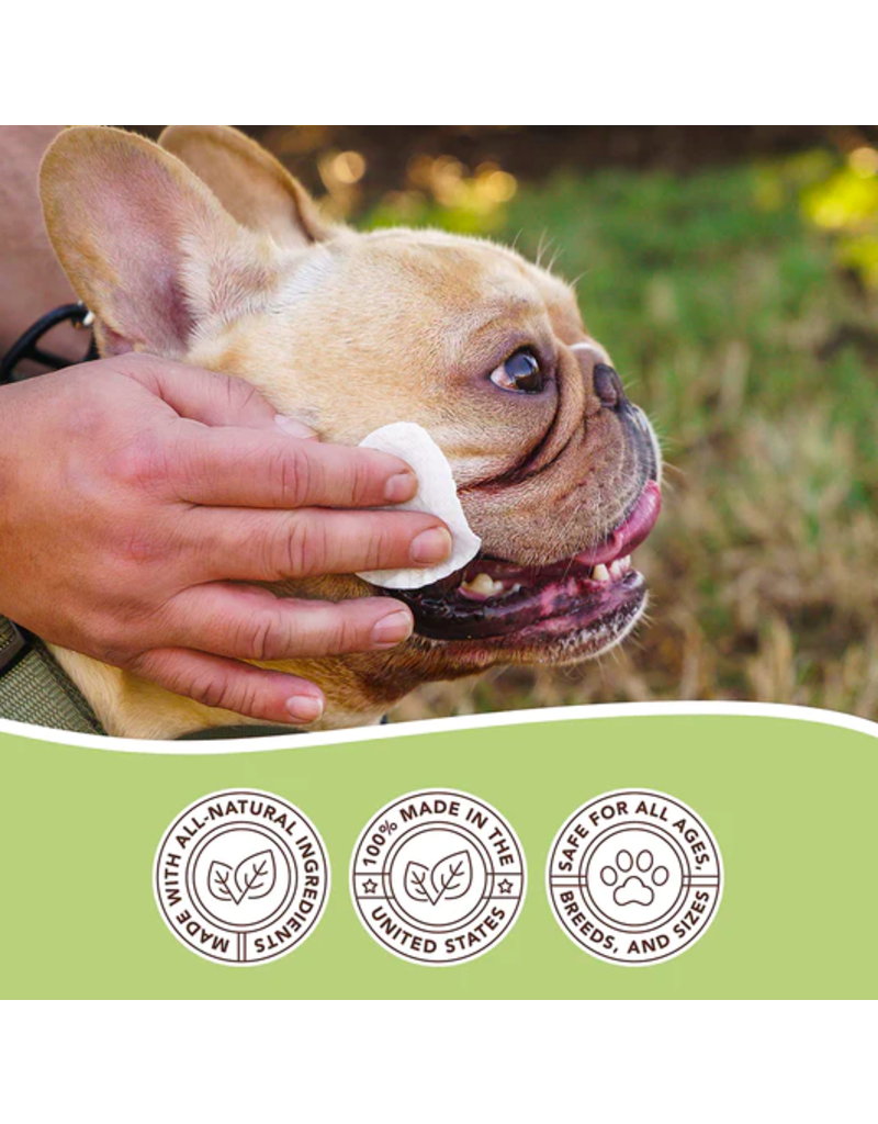 Natural Dog Company DISC/M Natural Dog Company | Wrinkle Wipes 50 Ct