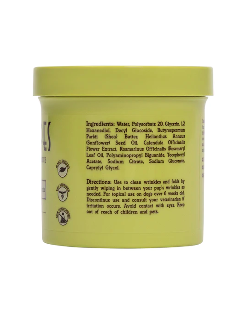 Natural Dog Company DISC/M Natural Dog Company | Wrinkle Wipes 50 Ct