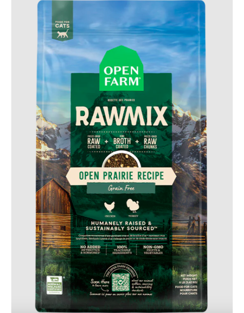 Open Farm Open Farm Raw Mix Cat Kibble | Open Prairie 2.5 lb