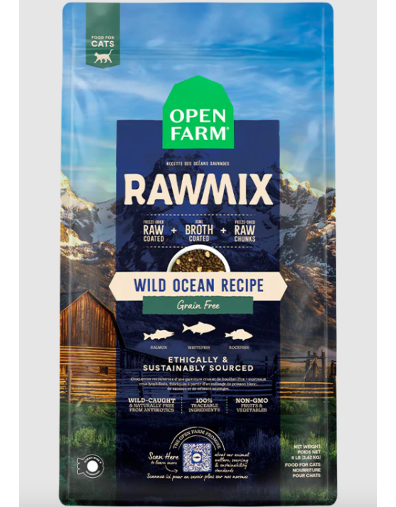 Open Farm Open Farm Raw Mix Cat Kibble | Wild Ocean 8 lb