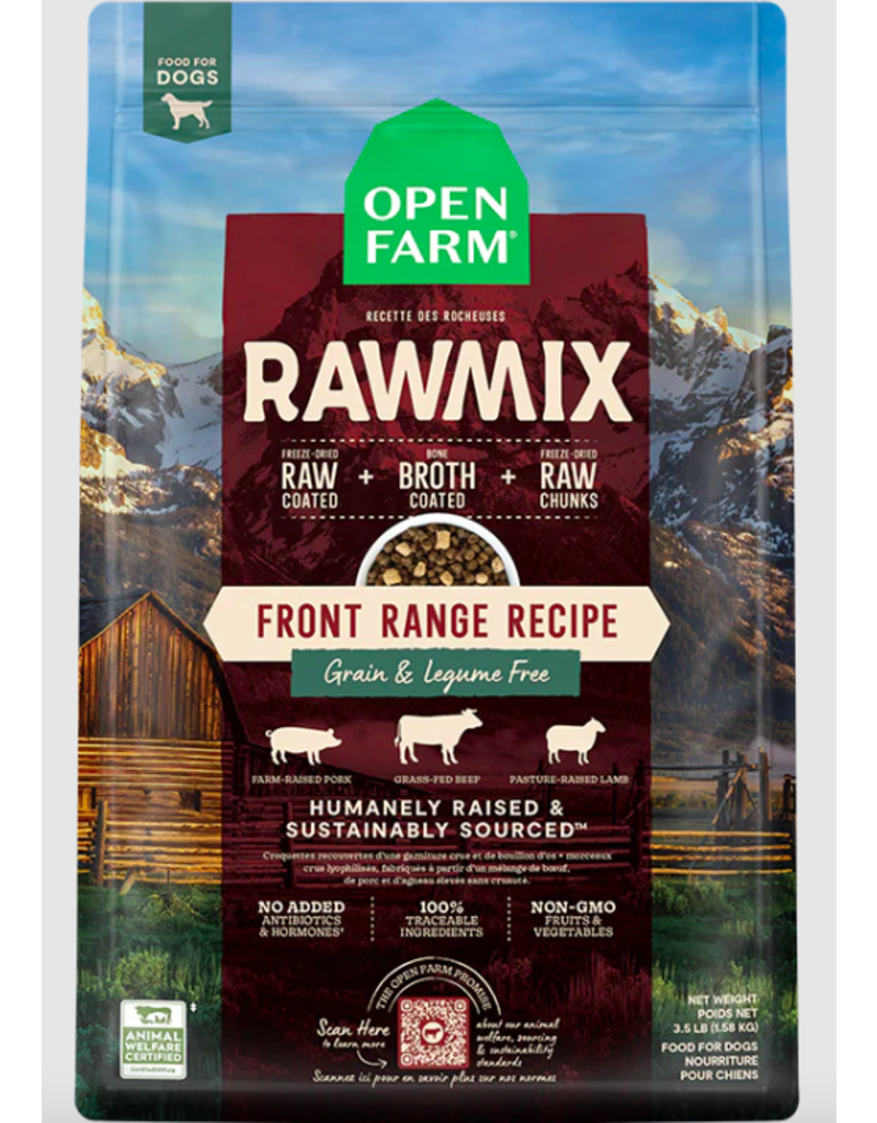 Open Farm Open Farm GF Raw Mix Dog Kibble | Front Range 3.5 lb
