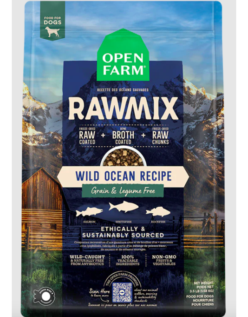 Open Farm Open Farm GF Raw Mix Dog Kibble |  Wild Ocean 3.5 lb