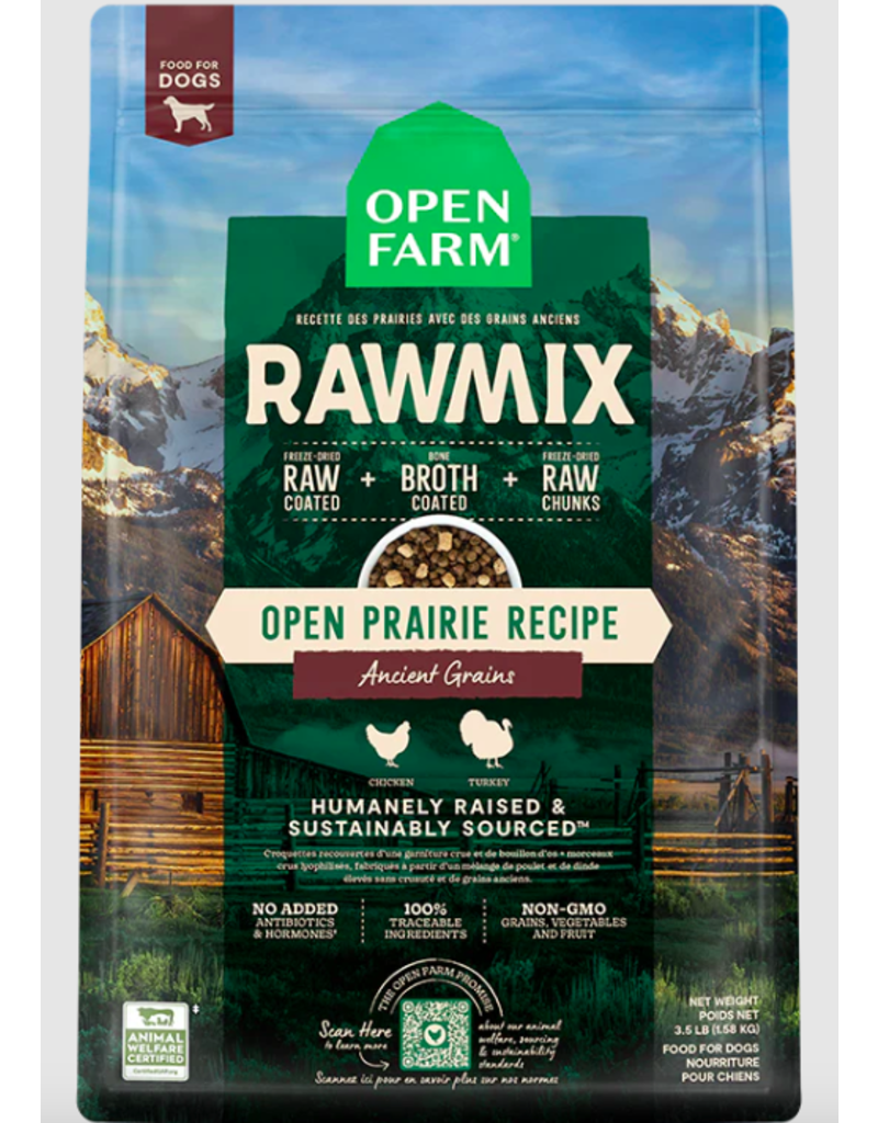 Open Farm Open Farm Ancient Raw Mix Dog Kibble | Open Prairie 3.5 lb