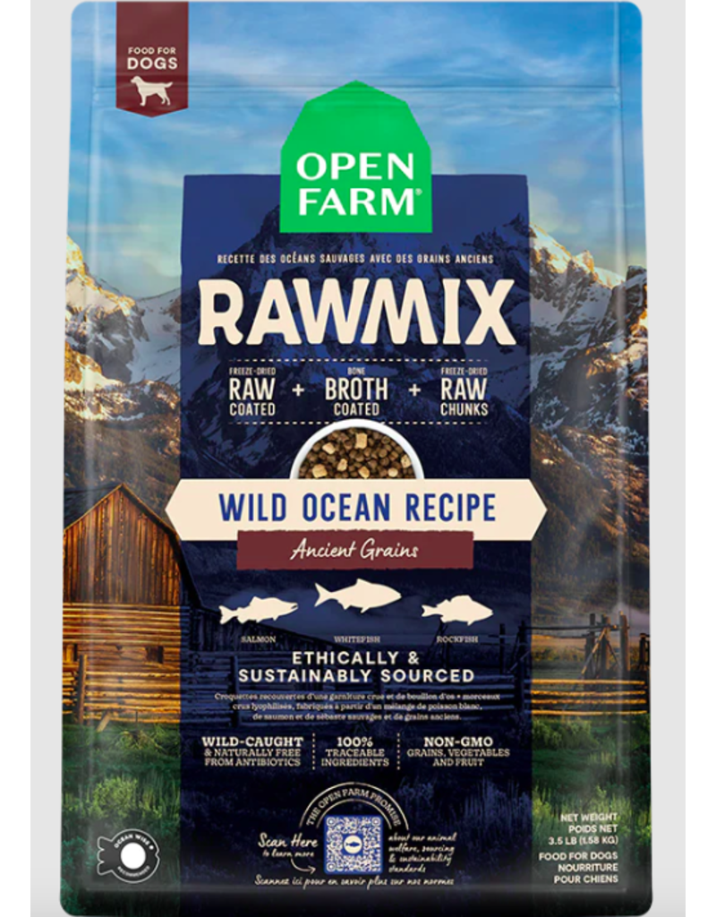 Open Farm Open Farm Ancient Raw Mix Dog Kibble | Wild Ocean 20 lb