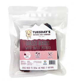 The Natural Dog Company Tuesday's Natural Dog Company | Buzz Bar with Sweet Potato 3.5 oz