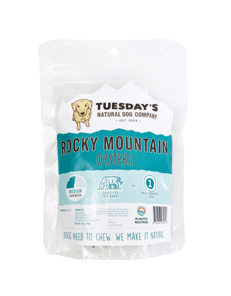 Tuesday's Natural Dog Company Tuesday's Natural Dog Company | Rocky Mountain Oysters 3.5 oz