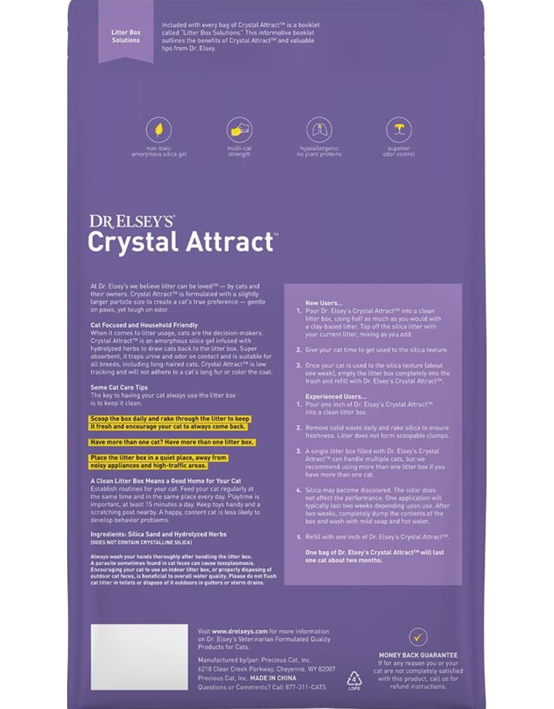 Dr. Elsey's Dr. Elsey's | Crystal Attract Silica Litter 8 lb