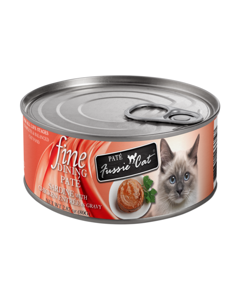 Fussie Cat DISC Fussie Cat Fine Dining Cans | Sardine w Chicken Pate 2.82 oz