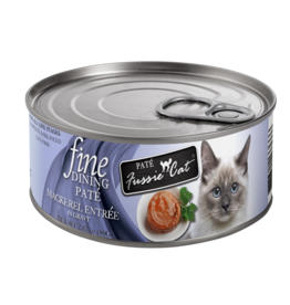 Fussie Cat DISC Fussie Cat Fine Dining Cans | Mackerel Pate 2.82 oz single