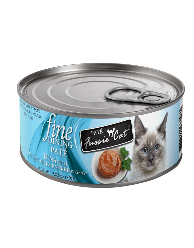 Fussie Cat Fussie Cat Fine Dining Cans | Tuna with Vegetables Pate 2.82 oz single