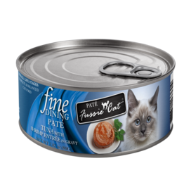 Fussie Cat Fussie Cat Fine Dining Cans | Tuna w Shrimp Pate 2.82 oz