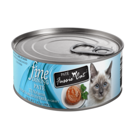 Fussie Cat Fussie Cat Fine Dining Cans | Tuna with Vegetables Pate 2.82 oz CASE