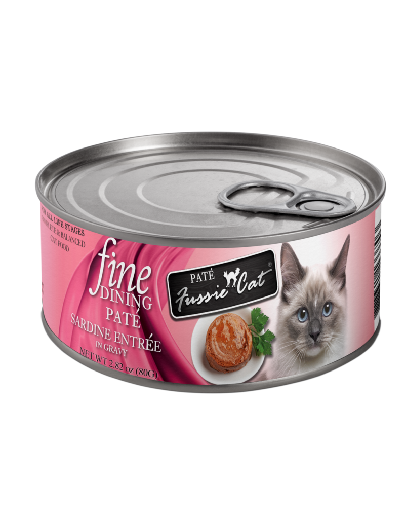 Fussie Cat Fussie Cat Fine Dining Cans | Sardine Pate 2.82 oz CASE