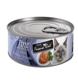 Fussie Cat Fussie Cat Fine Dining Cans | Mackerel Pate 2.82 oz CASE