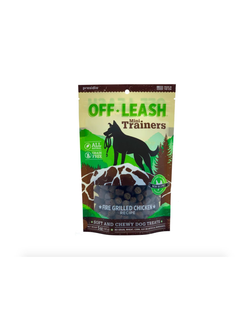 Presidio Natural Pet Co Presidio Off Leash Dog Training Treats | Fire Grilled Chicken 5 oz