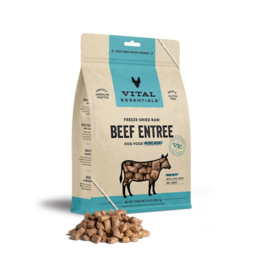 Vital Essentials Vital Essentials Freeze Dried Dog Food | Beef Nibs 14 oz