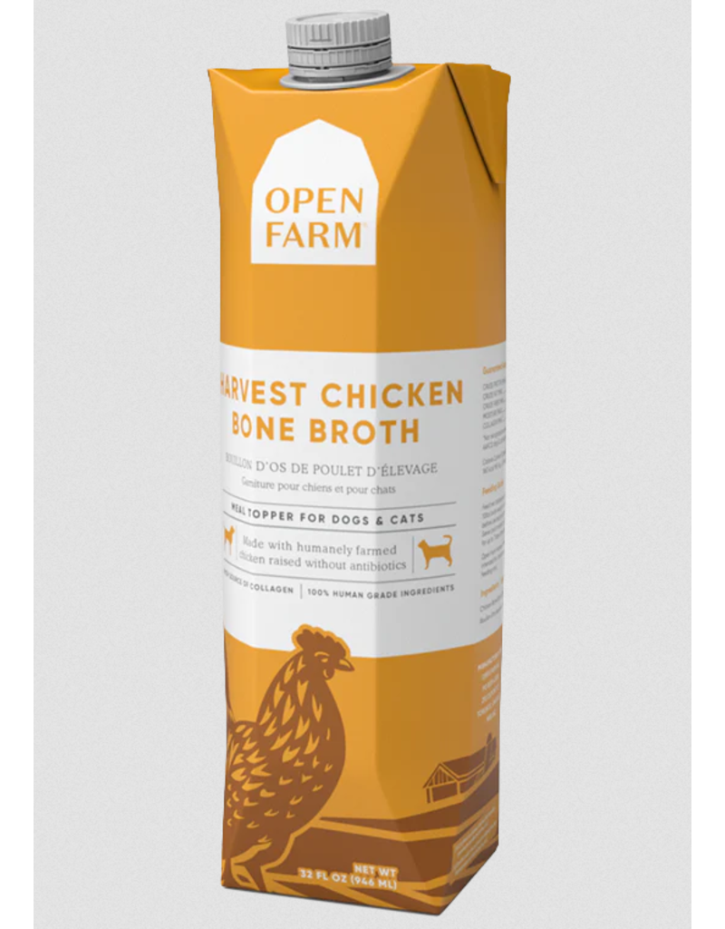 Open Farm Open Farm Bone Broth | Harvest Chicken 33.8 oz CASE