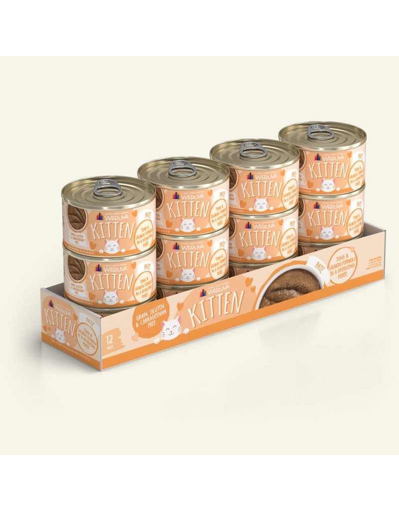 Weruva Weruva Pate Canned Cat Food | Kitten Tuna & Salmon Puree 3 oz single