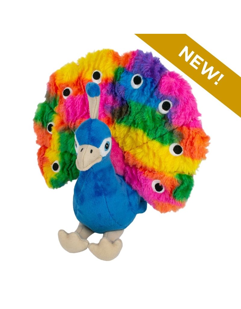 Tall Tails Z Tall Tails Plush Dog Toys | Squeak Peacock 9 in