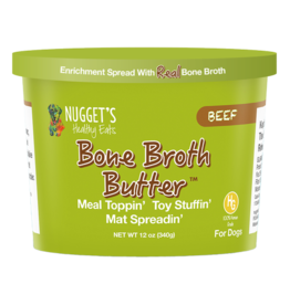 Nugget's Healthy Eats Nugget's Healthy Eats Frozen Bone Broth Butter | Beef 12 oz (*Frozen Products for Local Delivery or In-Store Pickup Only. *)