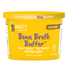 Nugget's Healthy Eats Nugget's Healthy Eats Frozen Bone Broth Butter | Chicken 12 oz (*Frozen Products for Local Delivery or In-Store Pickup Only. *)