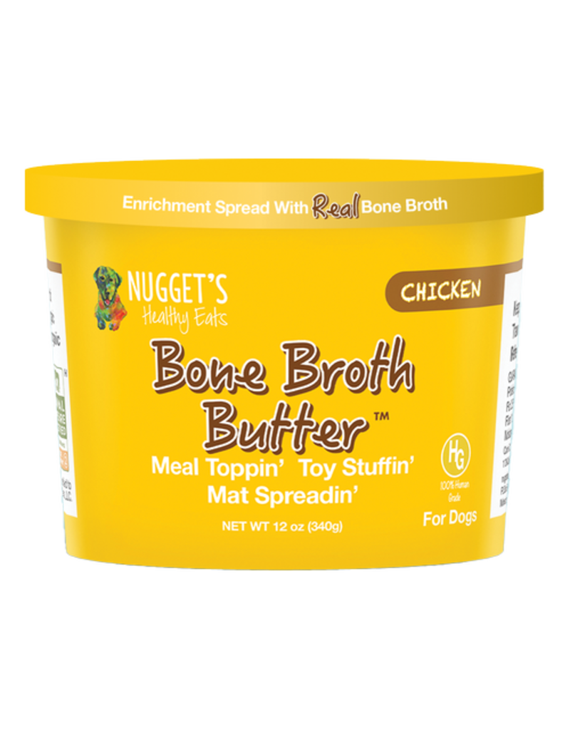 Nugget's Healthy Eats Nugget's Healthy Eats Frozen Bone Broth Butter | Chicken 12 oz (*Frozen Products for Local Delivery or In-Store Pickup Only. *)