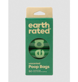 Earth Rated Earth Rated Poop Bags Compostable Unscented 60 ct
