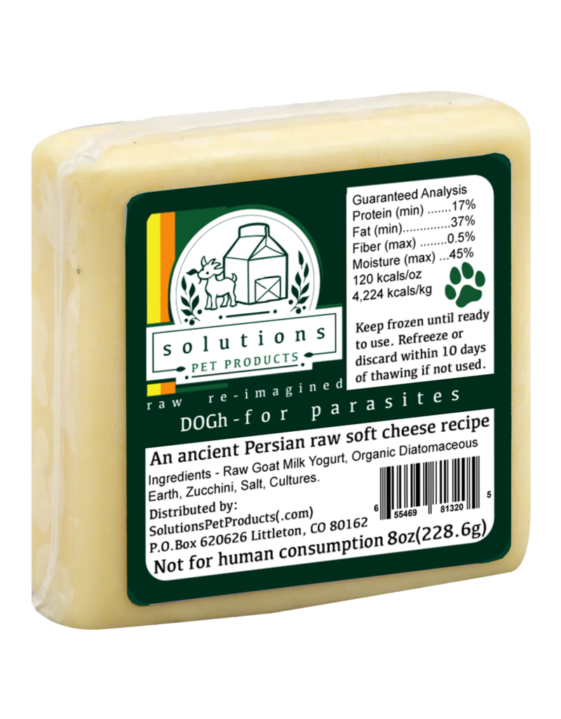 Solutions Pet Products Solutions Pet Products | DOGh Soft Cheese Recipe for Parasites 8 oz (*Frozen Products for Local Delivery or In-Store Pickup Only. *)