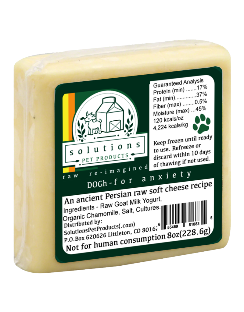 Solutions Pet Products Solutions Pet Products | DOGh Soft Cheese Recipe for Calming 8 oz (*Frozen Products for Local Delivery or In-Store Pickup Only. *)