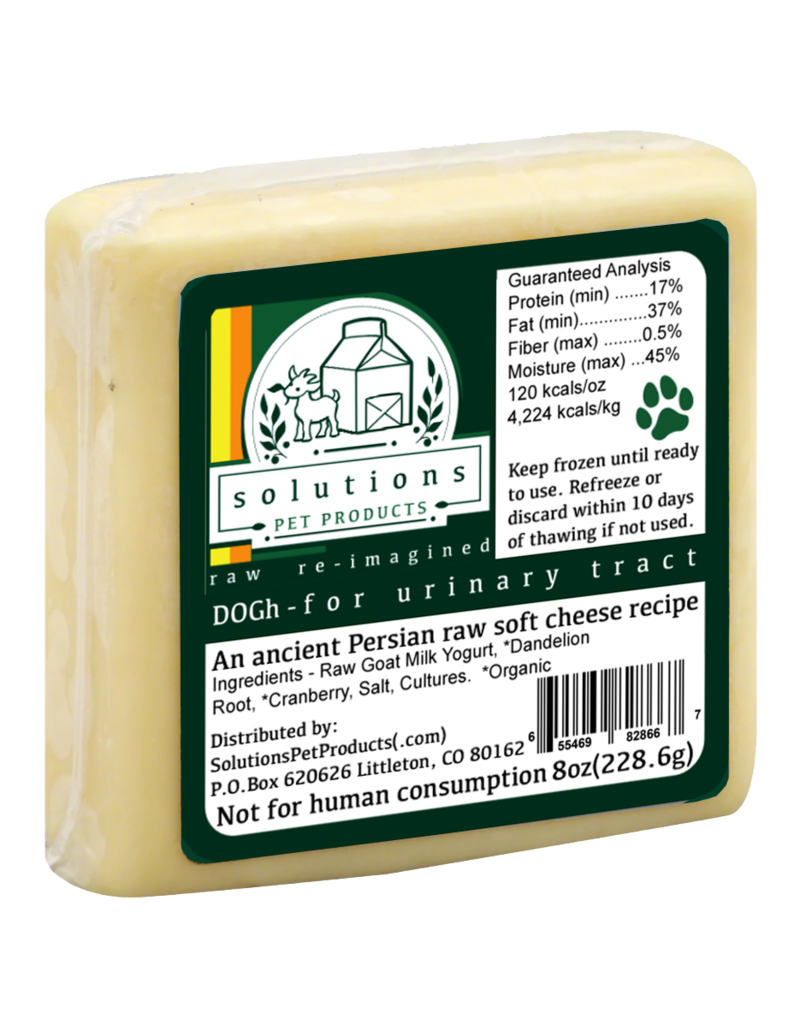 Solutions Pet Products Solutions Pet Products | DOGh Soft Cheese Recipe for Urinary Tract 8 oz (*Frozen Products for Local Delivery or In-Store Pickup Only. *)