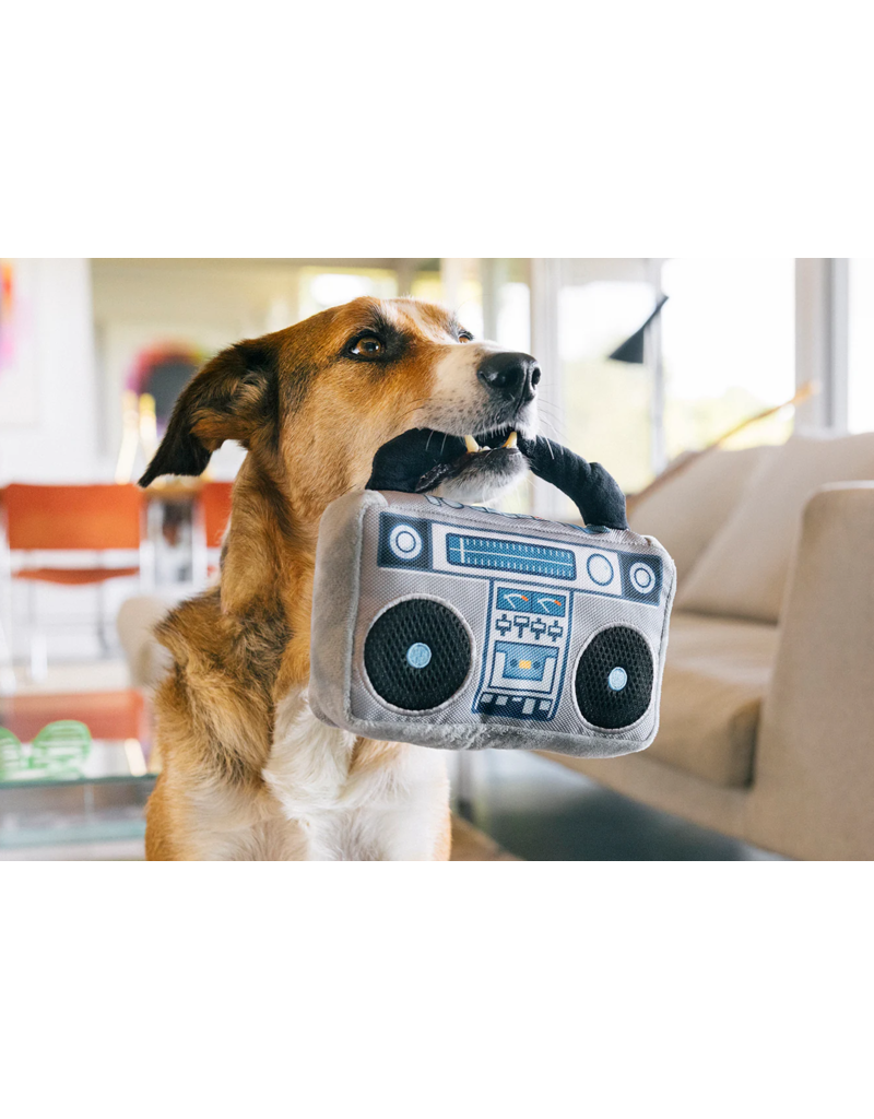 PLAY P.L.A.Y. Plush Dog Toys 80's Classic | BoomBox