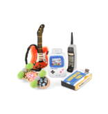 PLAY P.L.A.Y. Plush Dog Toys 90's Classic | Brick Phone