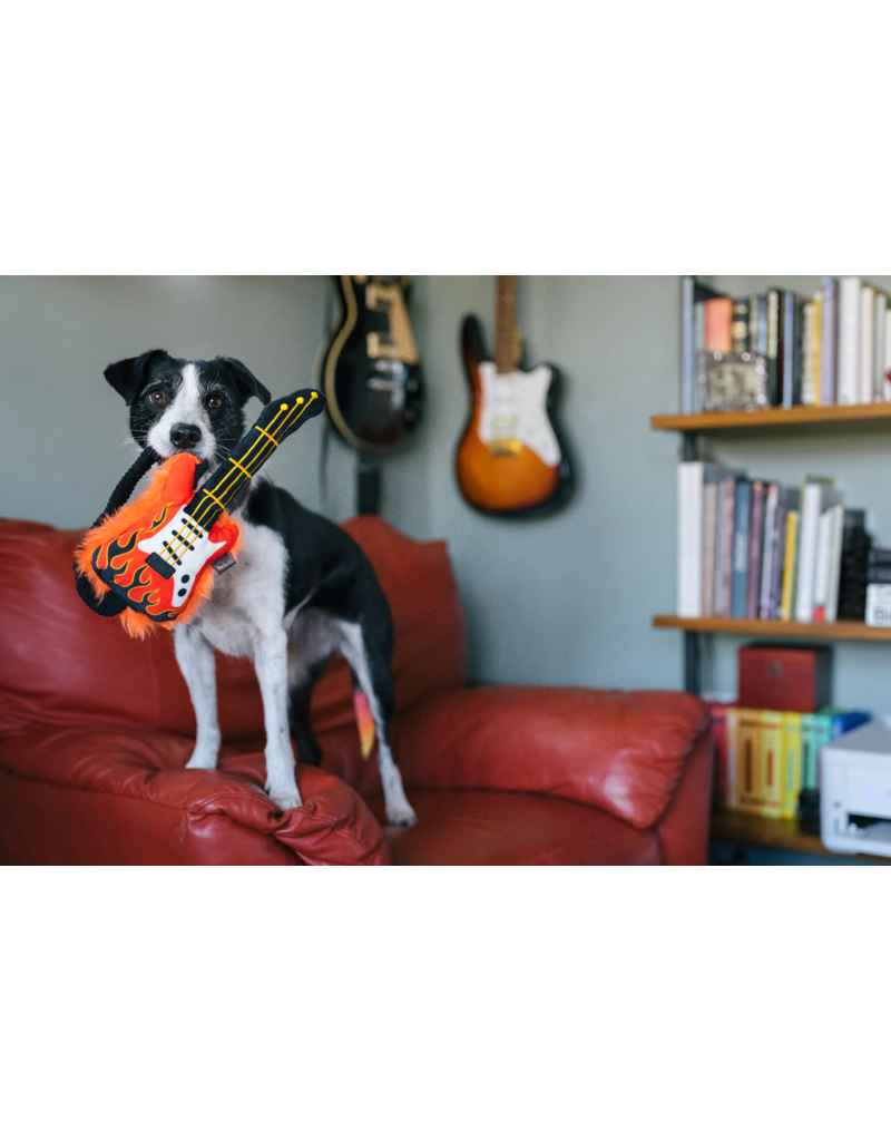 PLAY P.L.A.Y. Plush Dog Toys 90's Classic | Electric Guitar